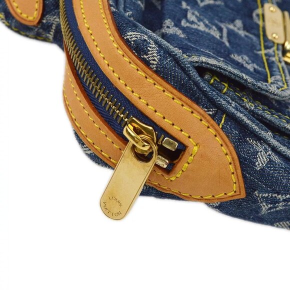 Louis Vuitton Blue Monogram Denim Bum Bag Waist Pouch M95347 SR2047 163482 - Picture 8 of 10
